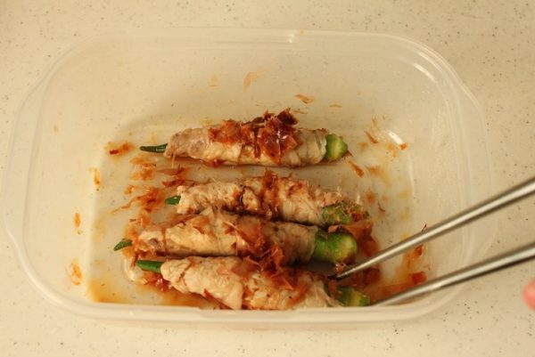 オクラの肉巻き