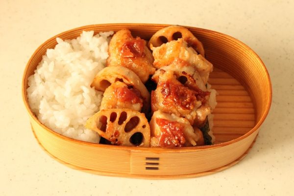 2品弁当の詰め方