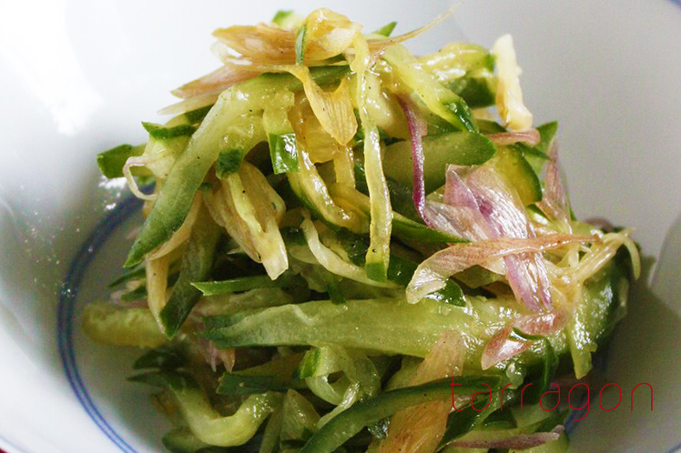 ごま油が薫る♪ご飯によく合う「きゅうりとみょうがの山椒和え」