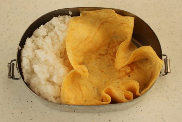 2品弁当の詰め方