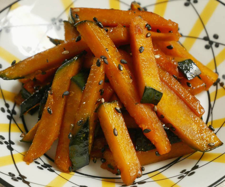 調味料3つだけ！炒めるだけで簡単「かぼちゃのメープルきんぴら」