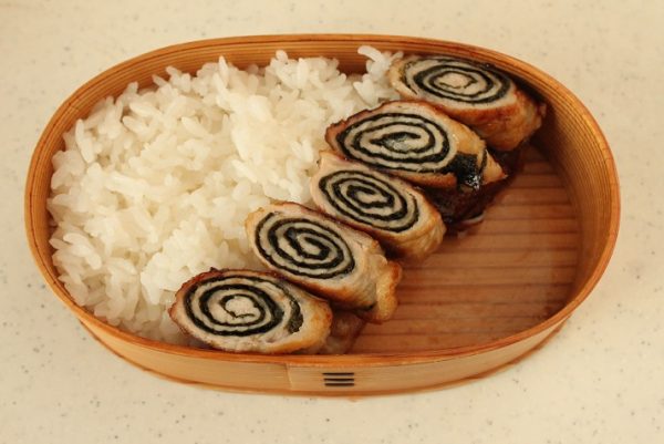 2品弁当の詰め方