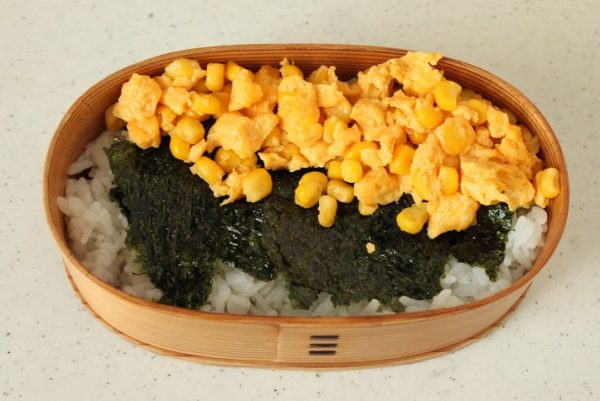2品弁当の詰め方