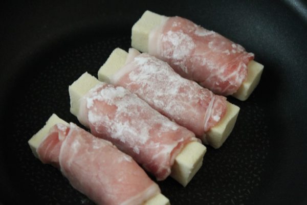 高野豆腐肉巻き