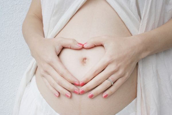 妊娠中のお腹