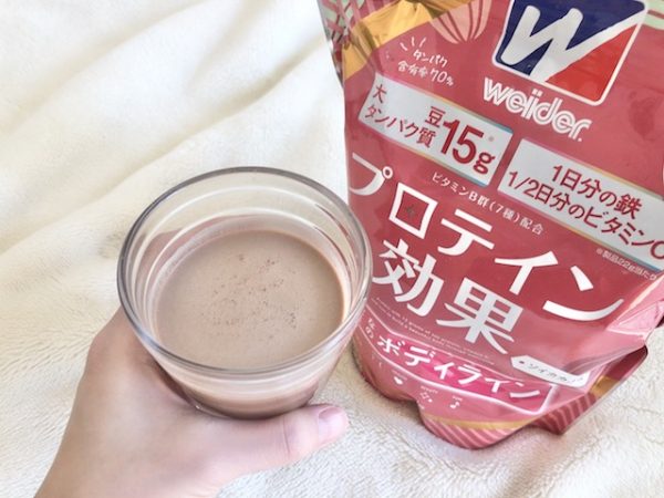 一食置き換え!「ウイダー プロテイン効果 ソイカカオ味」
