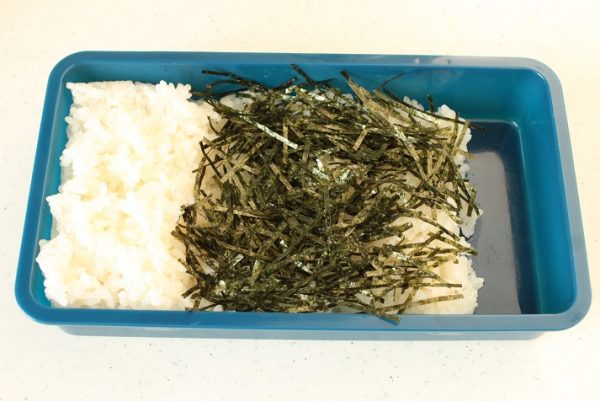 2品弁当の詰め方