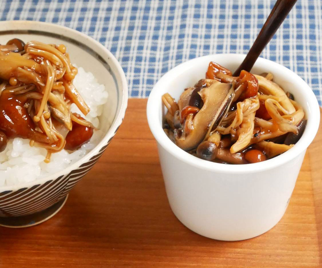 鍋に入れて煮るだけ！ご飯がすすむ「きのこのしぐれ煮」