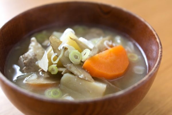 温かい味噌汁