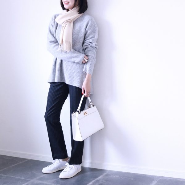 暖かい!この冬使えるUNIQLO「ヒートテックスマートスリムストレートパンツ」着回し