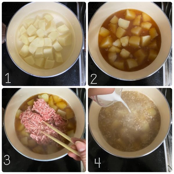 とろけてホカホカ♪簡単「じゃがいものそぼろ煮」の作り置き
