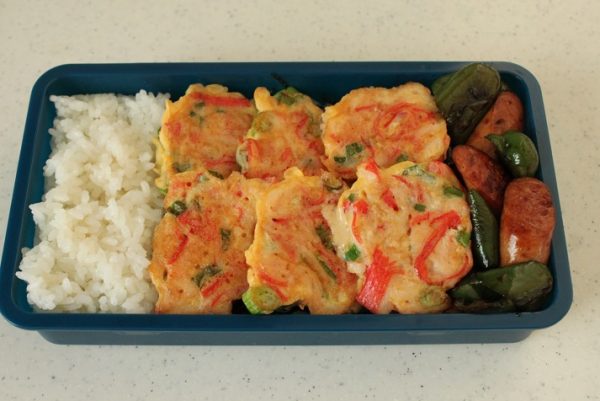 2品弁当の詰め方