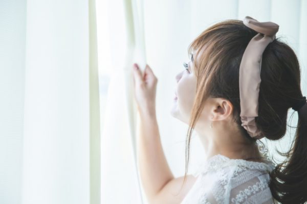 朝の女性