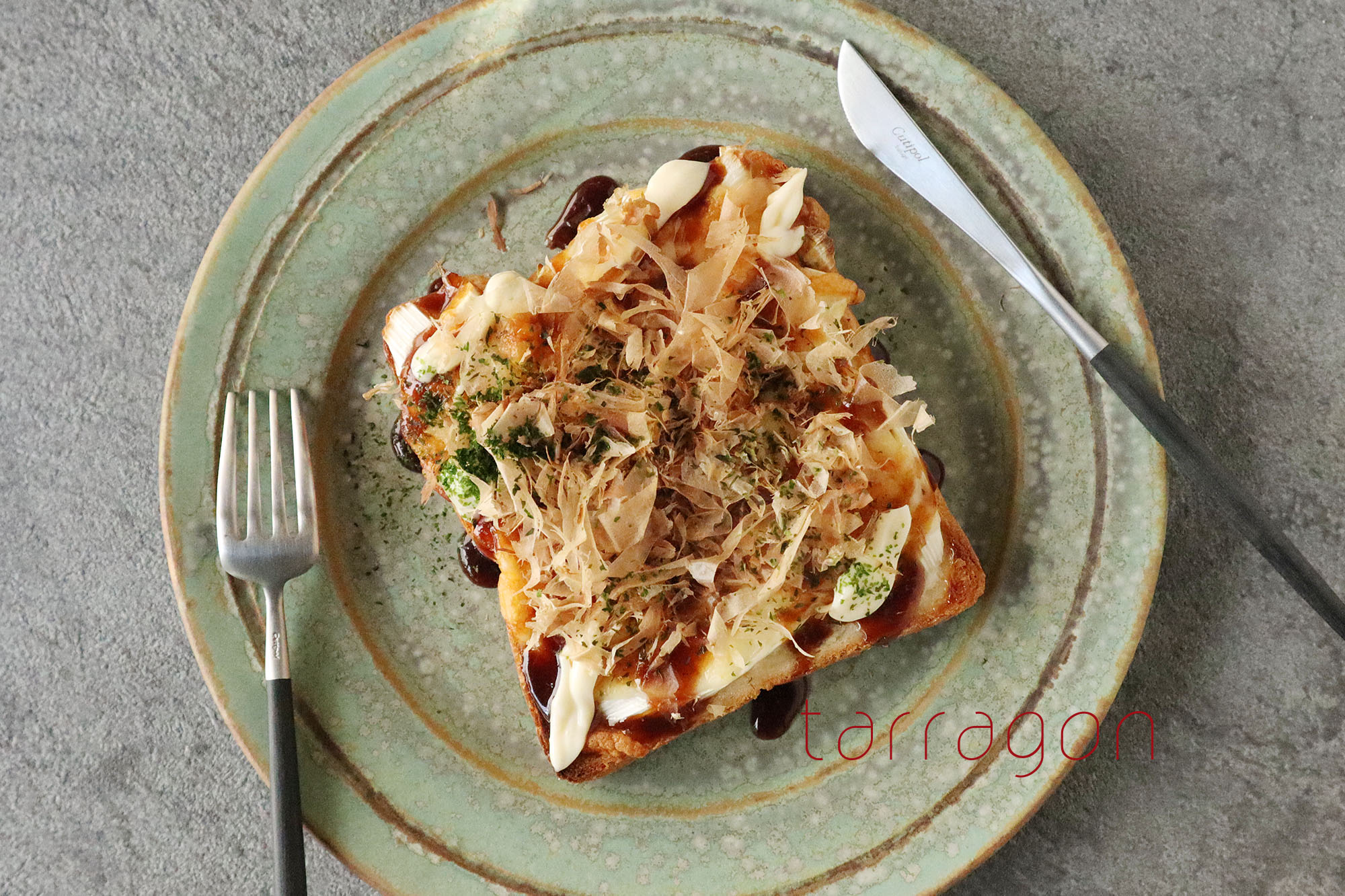 ねぎだく、ねぎウマ！風邪予防にも◎「お好み焼き風トースト」