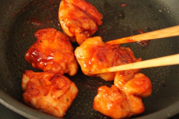 鶏のケチャップ照り焼き