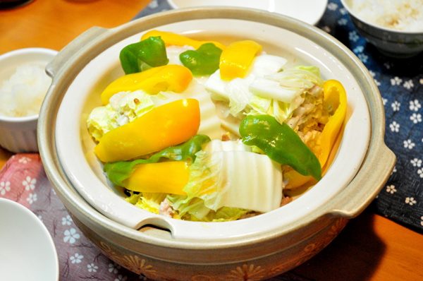 野菜たっぷりのお鍋