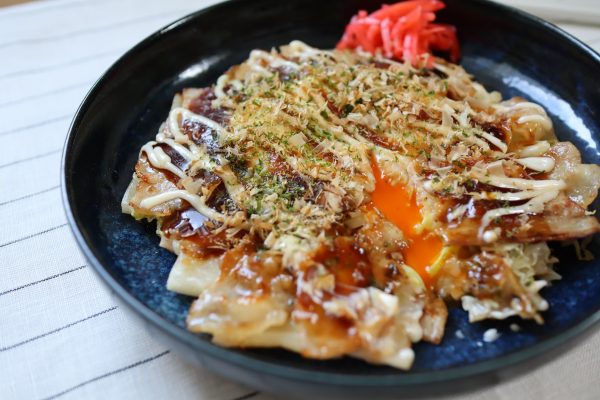 簡単リメイク！のせて焼くだけ「お好み焼き餅」