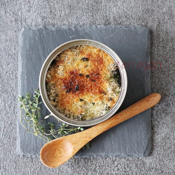 【5分で完成】包丁いらずで簡単!「いわし缶のガーリックパン粉焼き」