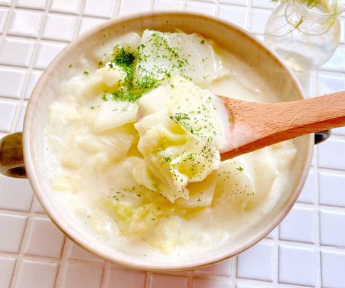 手間も失敗もナシ！簡単「白菜だけのクリーム煮」の作り置き