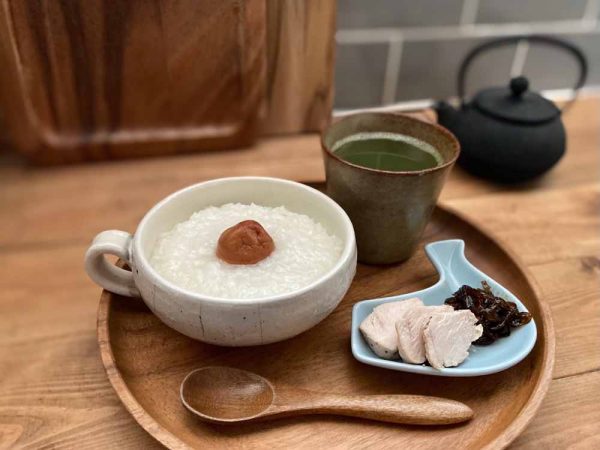 朝美人アンバサダーしゃきこさん‗お粥朝食