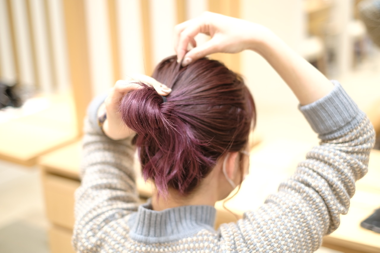 ゴム1本×1分以内！寝癖のままでOKの簡単こなれヘアアレンジ術♪