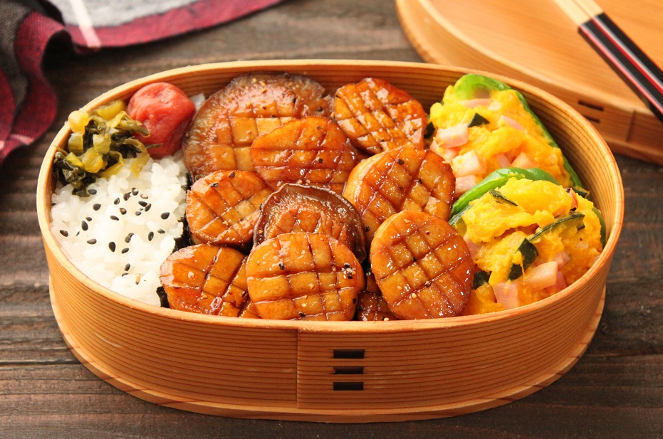 まるでホタテ!?簡単なのに豪華見え「エリンギステーキ」「かぼちゃサラダ」2品弁当