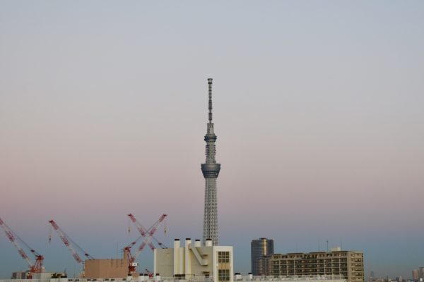 空とスカイツリー