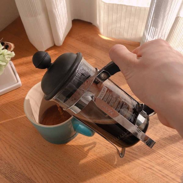 朝美人アンバサダーyamaさん_フレンチプレスコーヒーメーカー