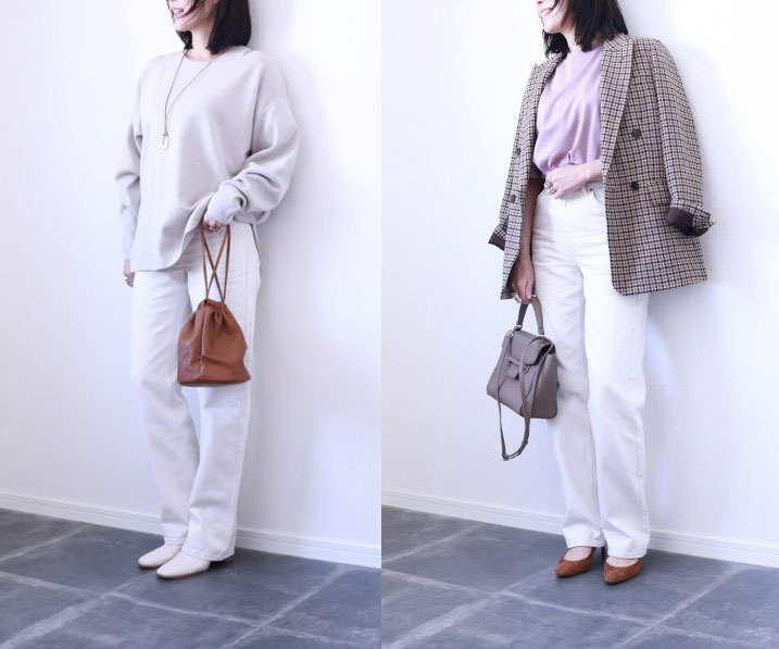 オフホワイトが使える！「Uniqlo U」ストレートデニムの着こなし方
