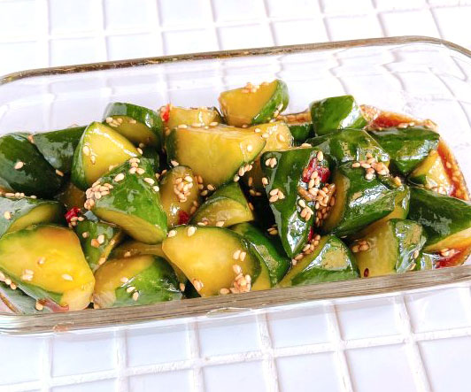 ピリ辛にやみつき！簡単「きゅうりの豆板醤漬け」の作り置き