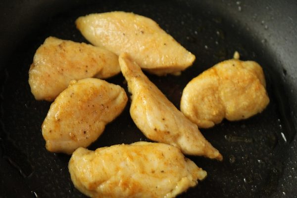 鶏ささみのケチャップカレー風味