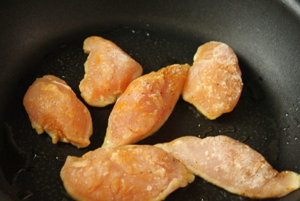 鶏ささみのケチャップカレー風味