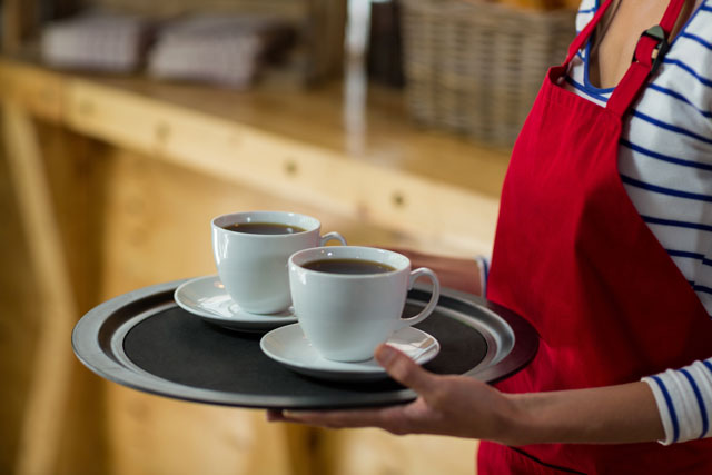 カフェの店員さん