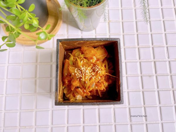 免疫力アップ!ご飯がすすむ「ネギマヨキムチ」