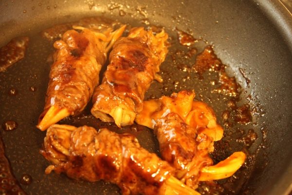 まいたけの肉巻き