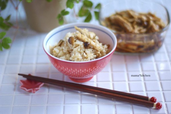 きのこ混ぜご飯