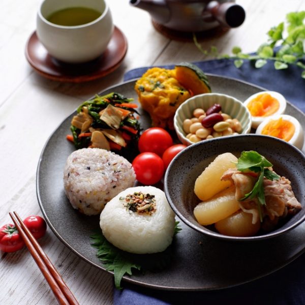 彩豊かな朝食