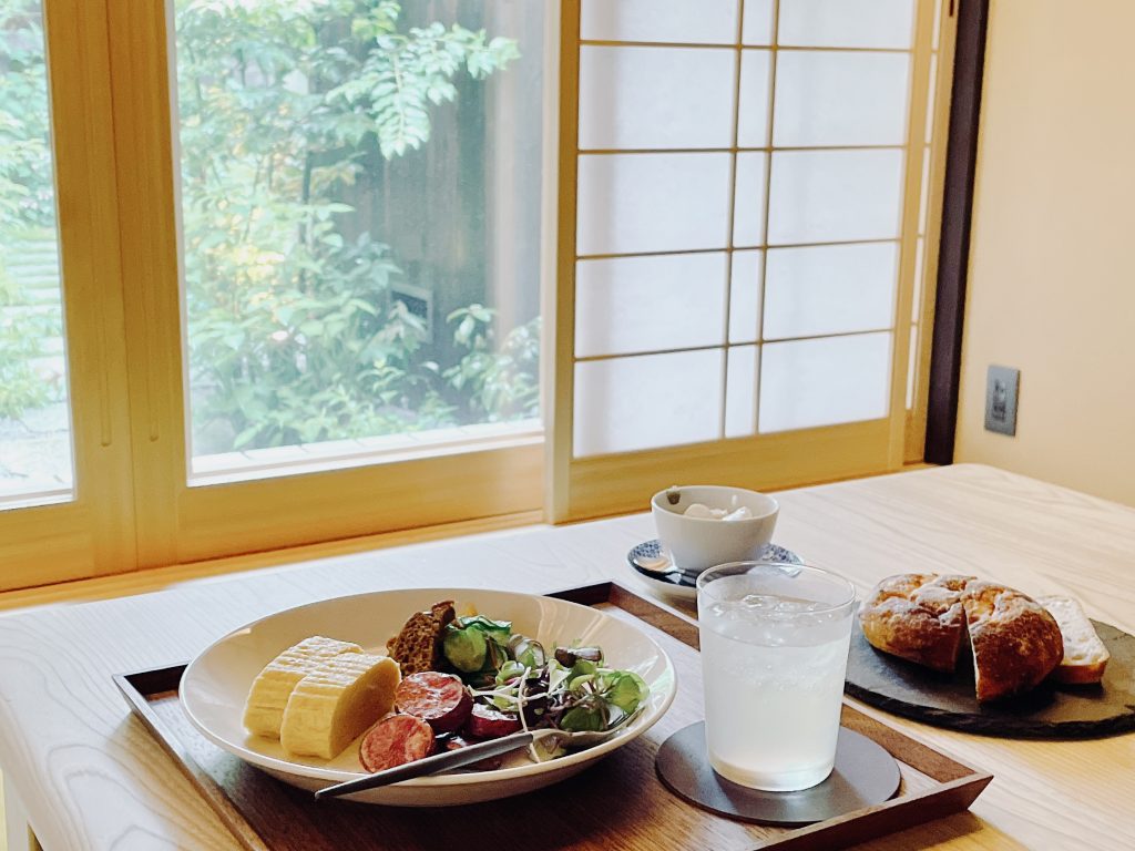旅の朝ごはん