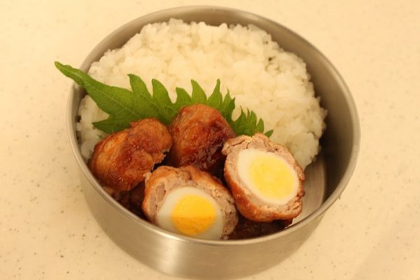 2品弁当の詰め方