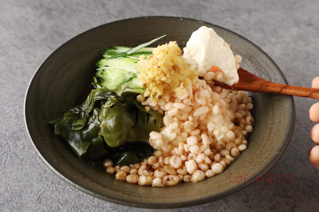 5分で簡単!サクサク、つるん♪「冷やしたぬき豆腐」