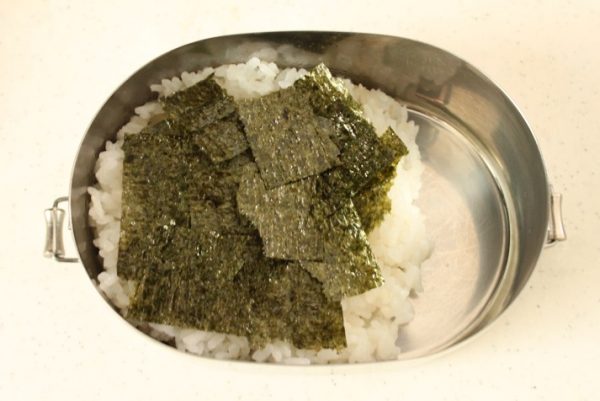 2品弁当の詰め方