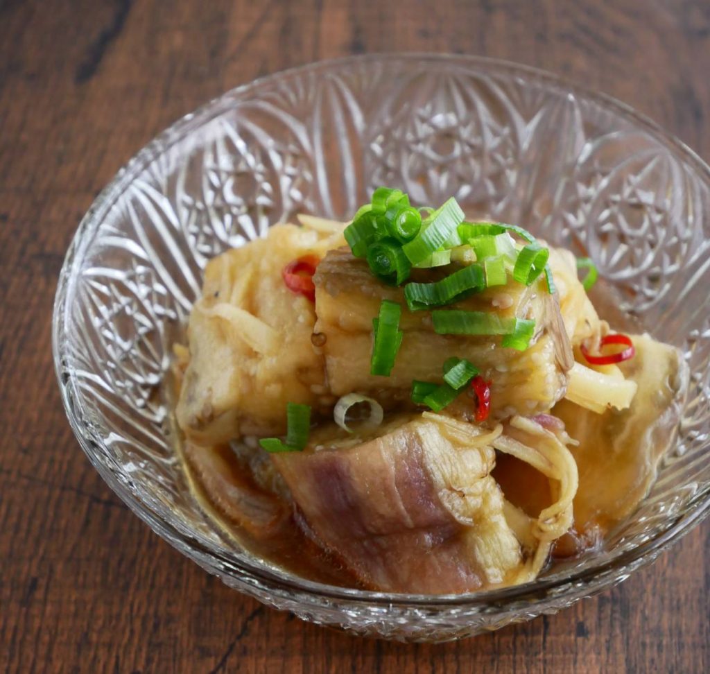 【作り置き可】夏の暑い朝にぴったり!簡単「焼きナスの中華マリネ」