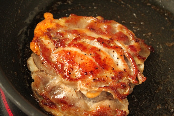 豚肉の卵サンド照り焼き