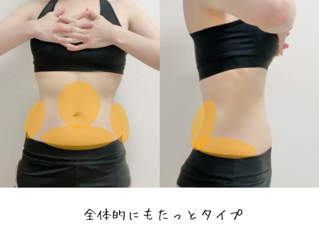 全体的にもたっとタイプ