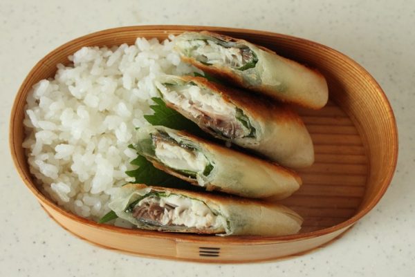2品弁当の詰め方