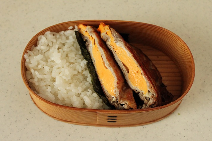 2品弁当の詰め方