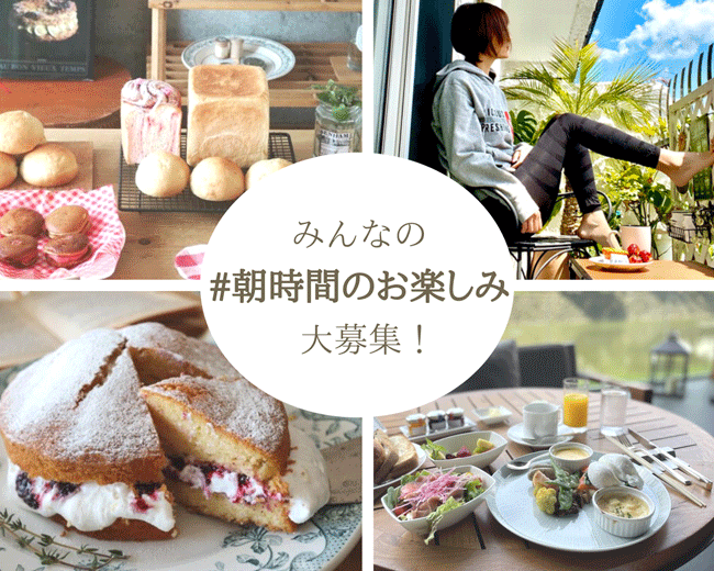 朝時間のお楽しみ