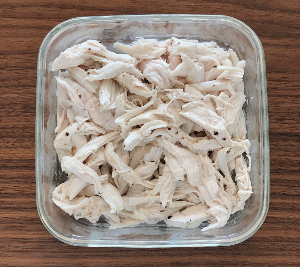 ささみで作るレンジ蒸し鶏