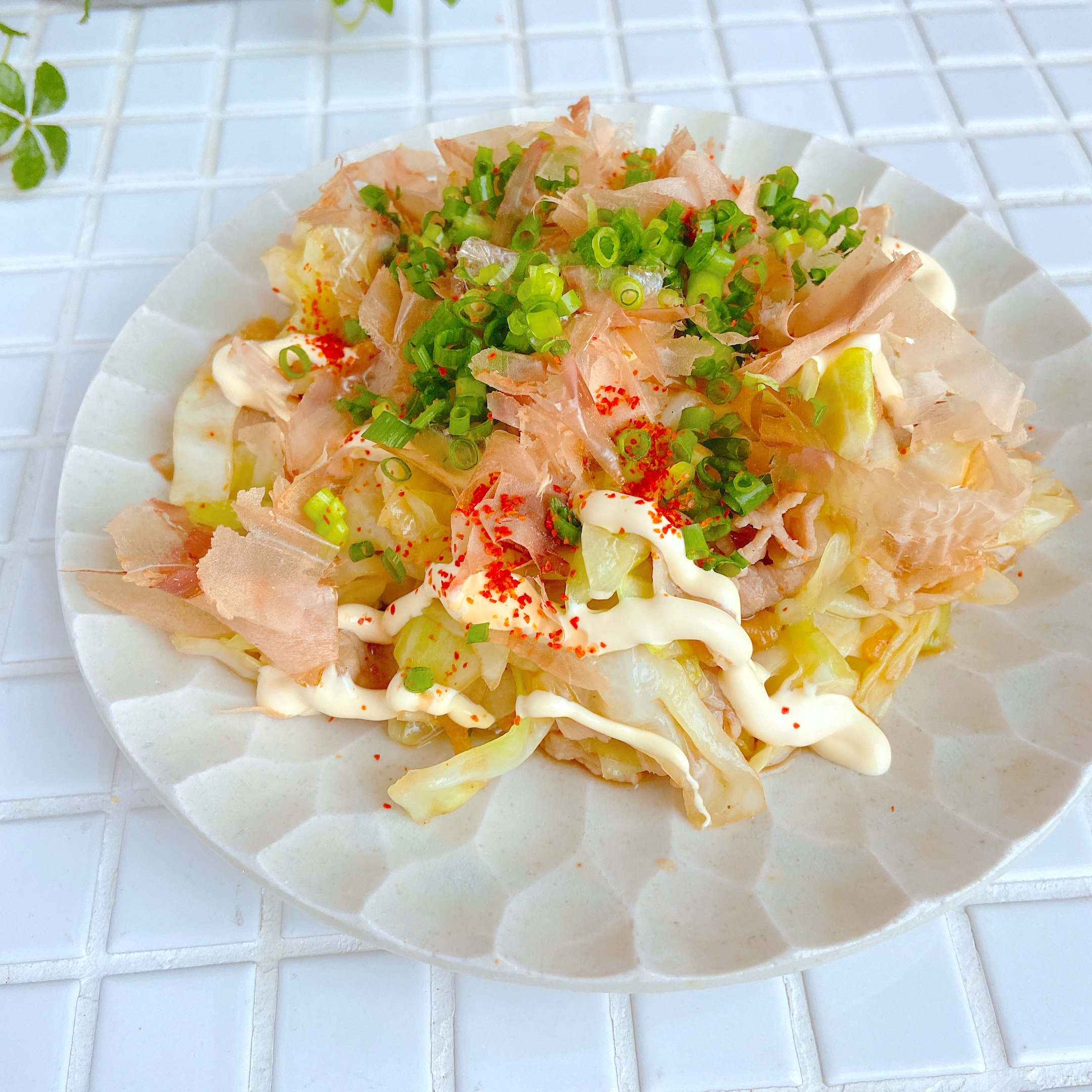 粉は不使用！簡単「豚バラキャベツのお好み炒め」の作り置き