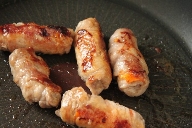 にんじん肉巻き